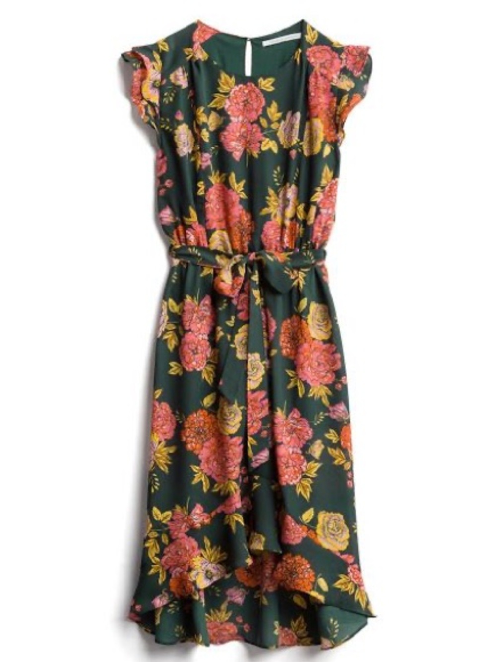 Collective Concepts NWT Stitch Fix Green Floral Boho Cottagecore Dress